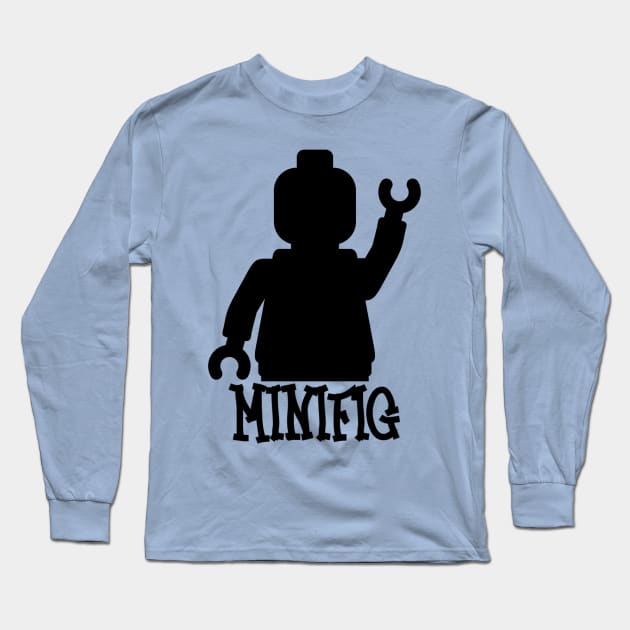 Minifig Man Long Sleeve T-Shirt by ChilleeW